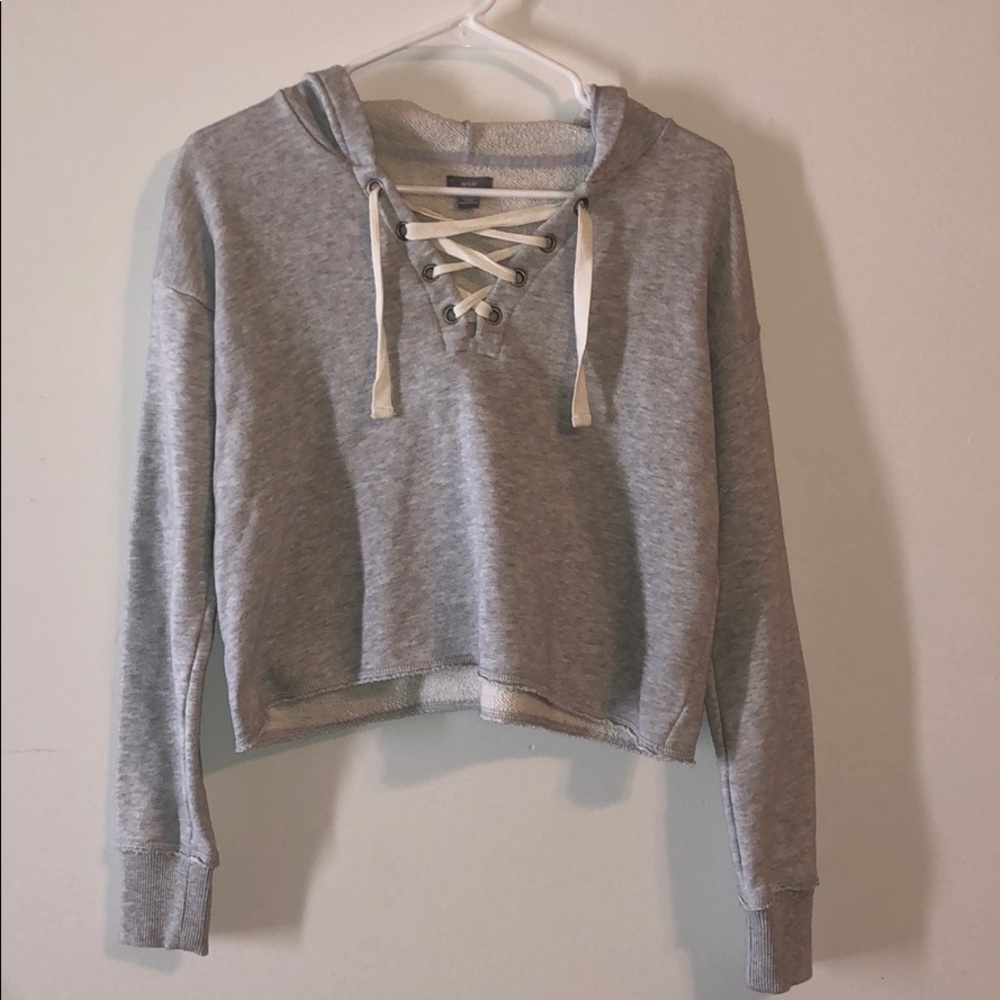 NWOT AERIE Crop Top Hoodie